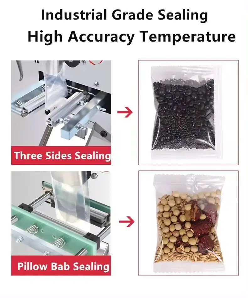 1-200G Multi-Function Spiral Feeding Automatic Bag Packing Machine Rotary Tea Bags Granule Weighing Filling and Packing Machine