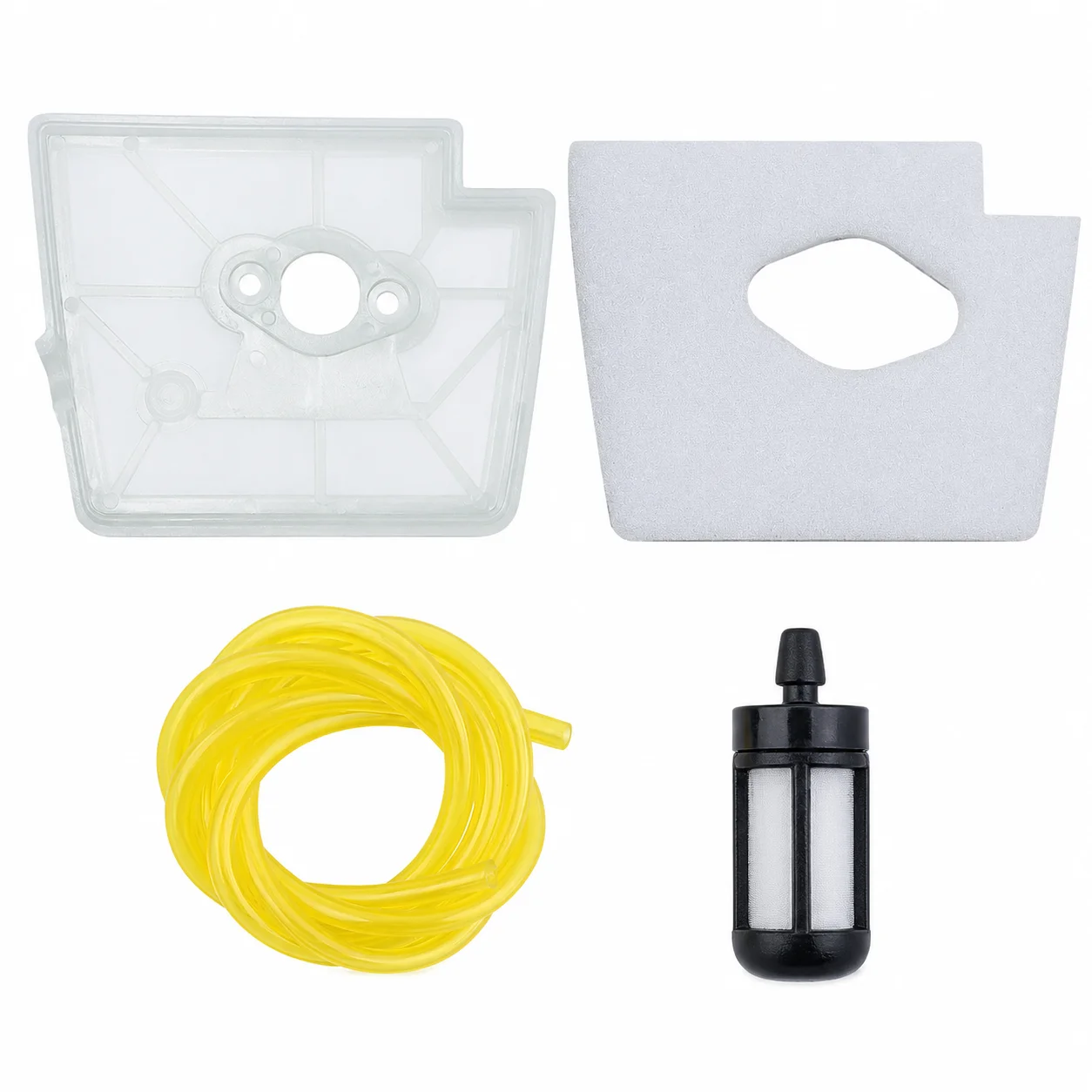 Luftfilter, Kraftstofffilter und Kraftstoffleitung-Set für Stihl FS160 FS180 FS220 FR220 FS280 FS290 FS220K Rasenmäher 4119 120 1600 4119 141 0300