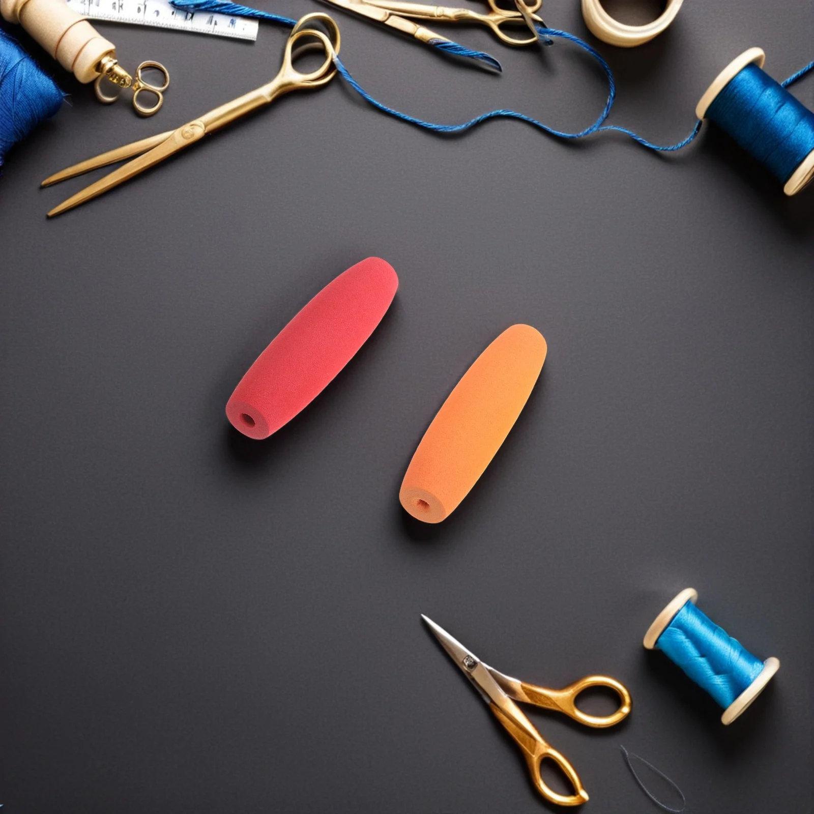 

15Pcs Eva Crochet Hook Grips Anti-Slip Ergonomic Handle Covers Crochet Needle Grip Sleeves Knitting Needle Holder Soft Grip