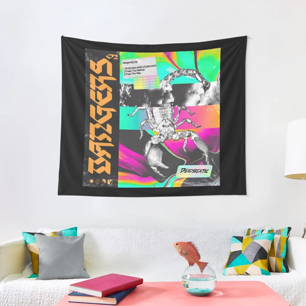 Griz subtronics griztronics Design Tapestry Decoratieve Muurschilderingen Decoratie Thuis Woondecoratie Tapijt