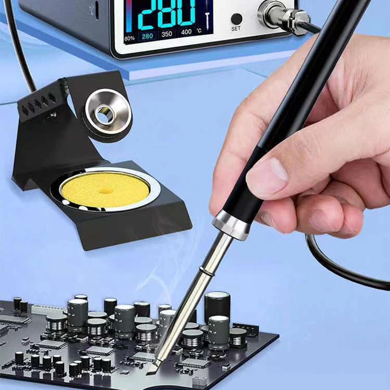 AiXun T3A Intelligent Soldering Station Support T12 / T245 / 936 Series Handle Soldering Iron Tips Electric Welding Iron Station