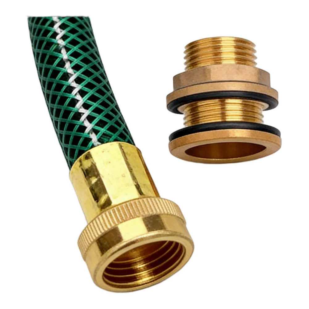 Brass Hose Connector Kit for Rain Pail Series to Facilitate Water Routing Between Sequential Harvesting Buckets