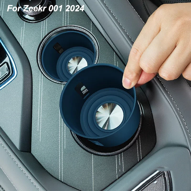 

For Zeekr 001 2024 Central Control Water Cup Silicone Protective Pad Interior Accessories