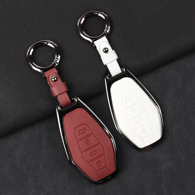 مناسبة لشيري jetour X70PLUS Keycase X70S X90 X95 لا حدود لها Pro Shanhai L9 Big Ant accesorios Keycover Keyshell المفاتيح #4