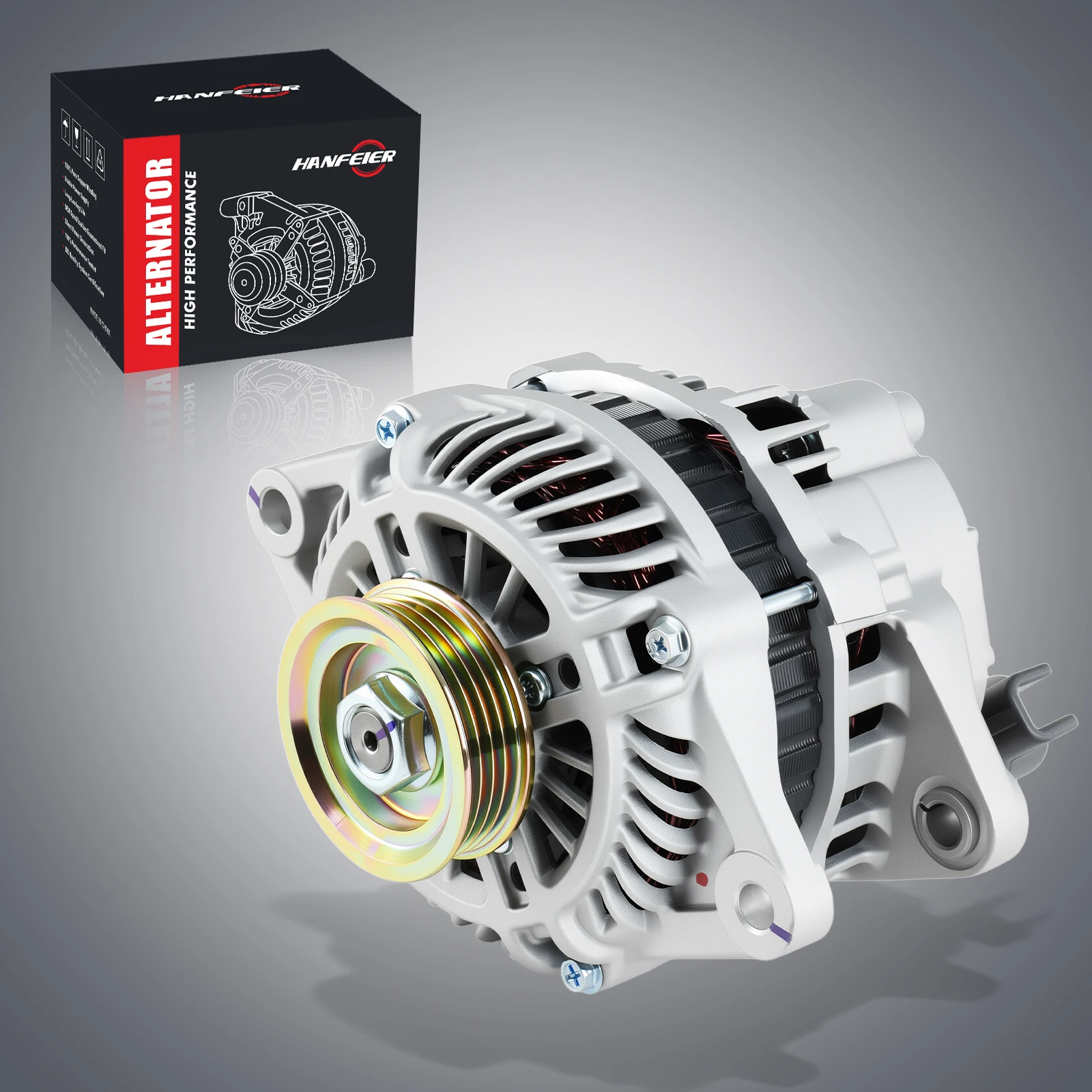 

Alternator 13735 For Dodge Neon Plymouth Neon 1998 1999 2000 2001 2002 2003 2004