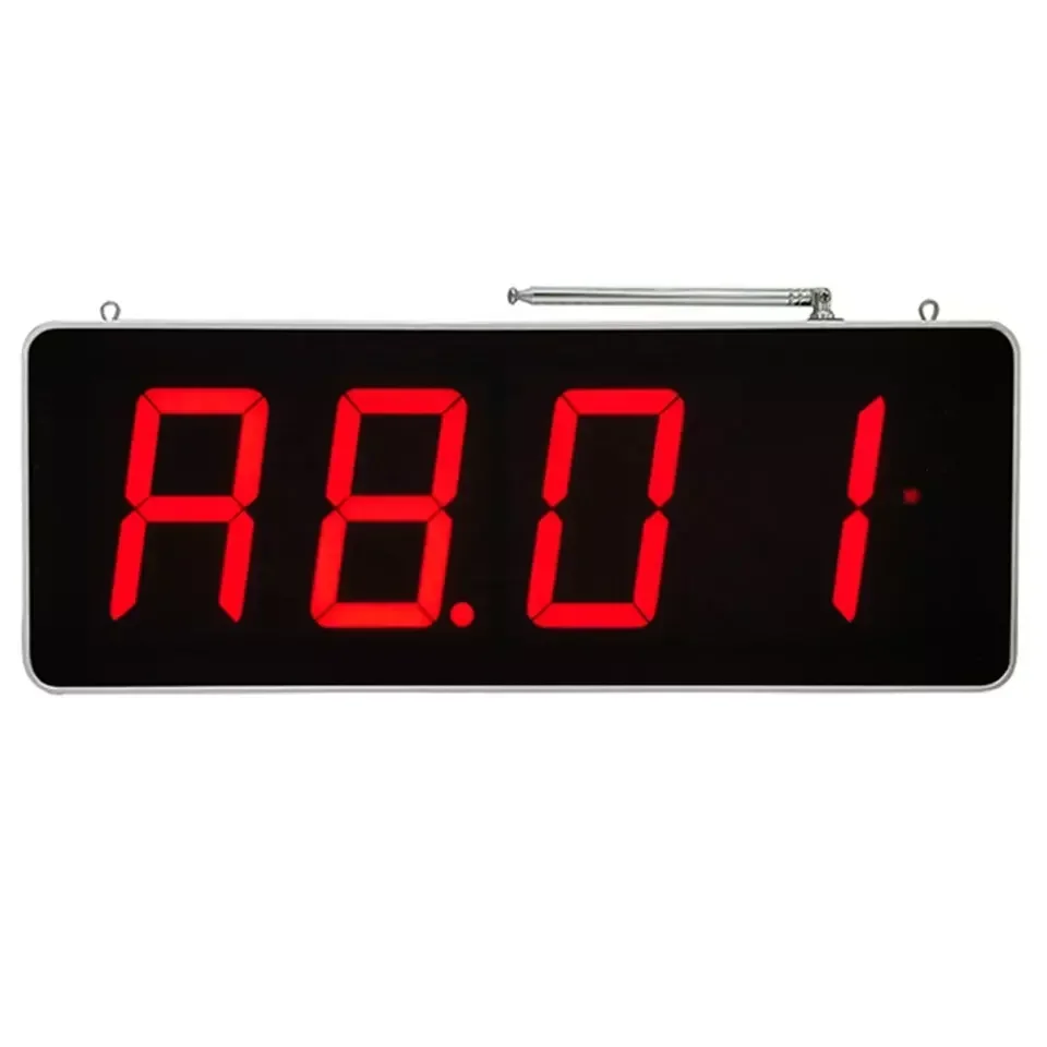 Loud Voice Digital Counter Timer Restaurant Waiter Calling System Pager Restaurant Beeper System