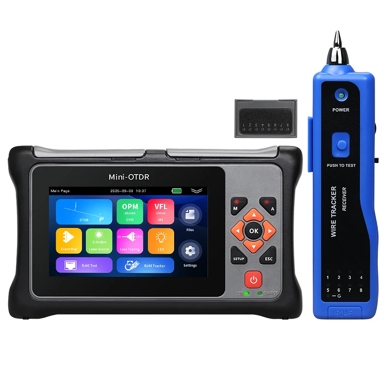 

COMPTYCO KP800 OTDR Активный тестер оптоволокна с сенсорным экраном, оптический рефлектометр, тестер оптоволоконных кабелей со встроенным OPM и VFL