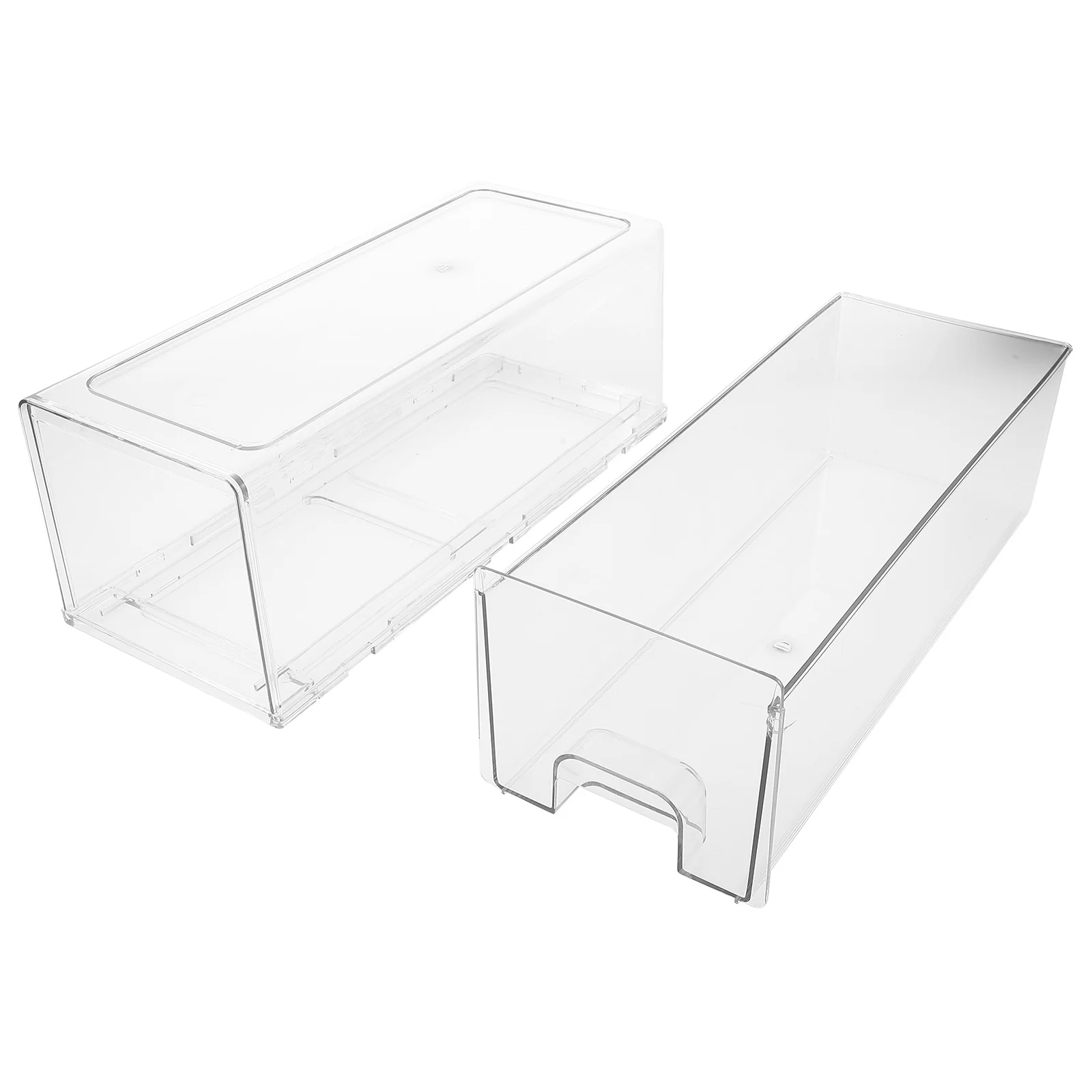 

Drawer Style Desk Organizer Transparent Plastic Storage Box Large Desktop Storage Drawers Multi Function Office Cosmetics