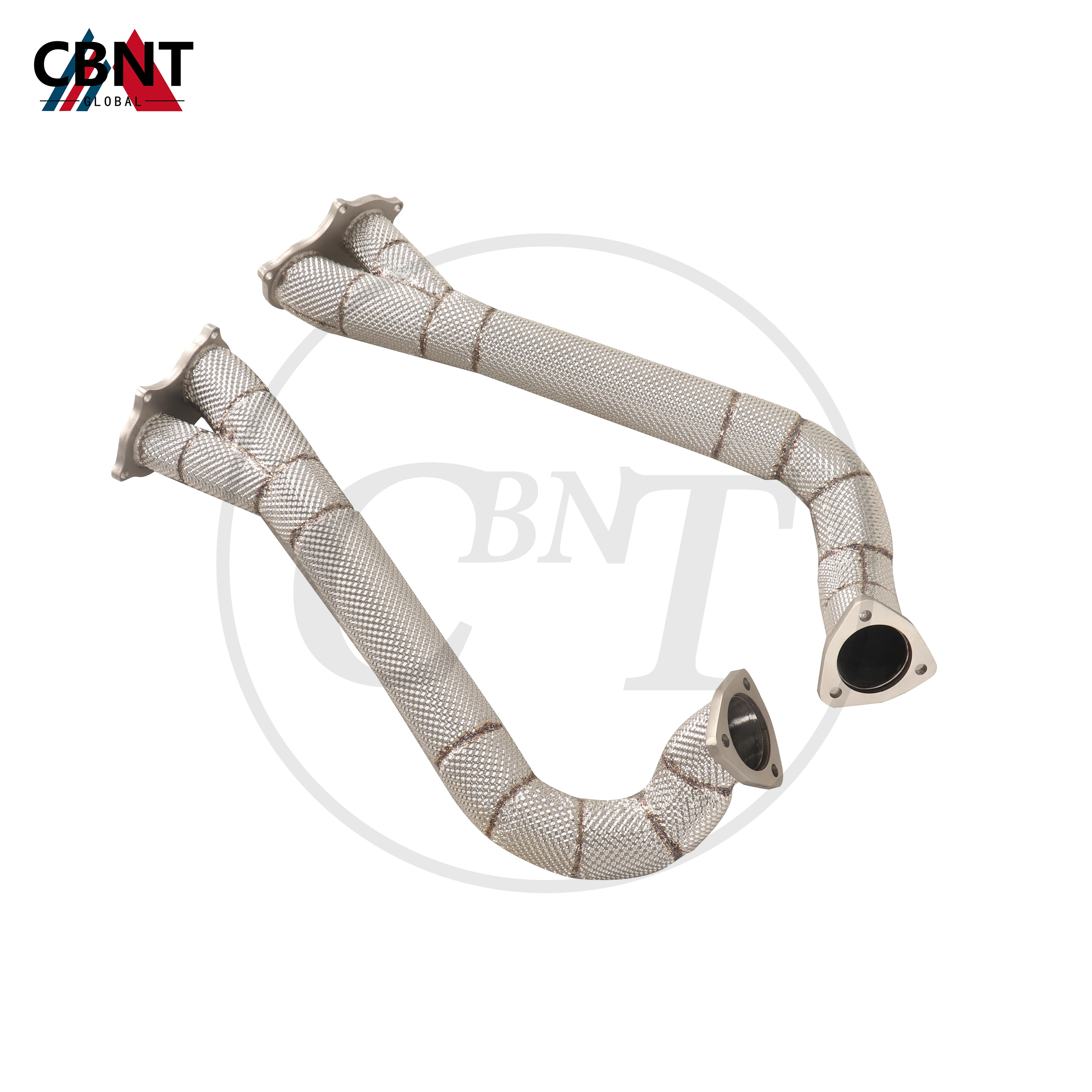 

CBNT Exhaust Header with Catalytic Converter for Porsche 718 Cayman GT4/Spyder/GTS 4.0L High Quality SS304 Exhaust-pipe Downpipe