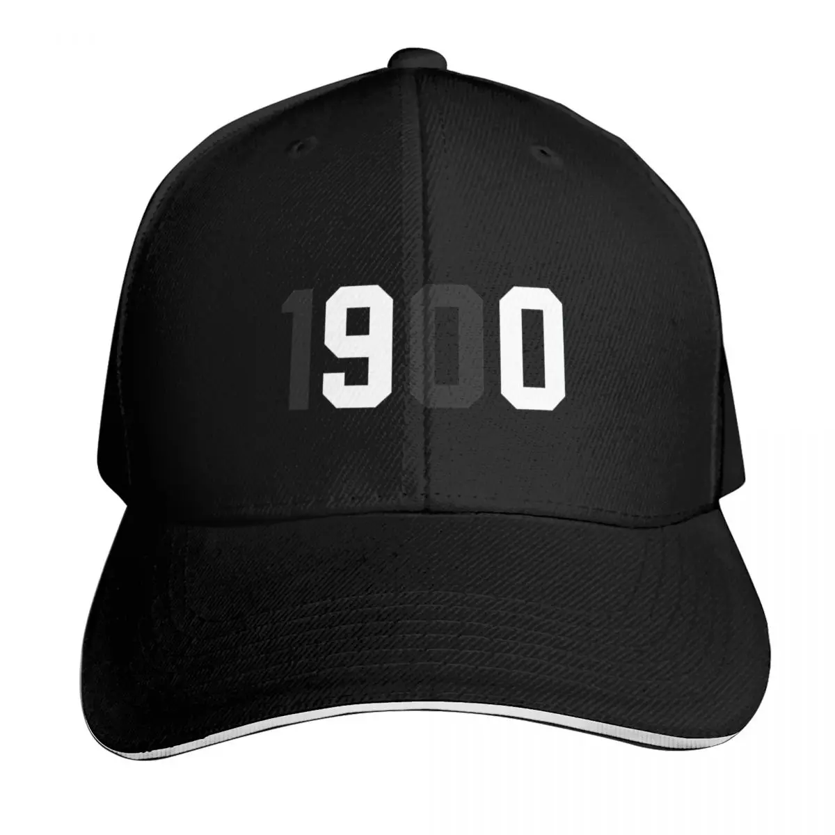 1900 M nchengladbach Striped BW Baseball Cap Moisture Wicking Quick Dry Curved Brim Classic Fit Low Profile Unstructured