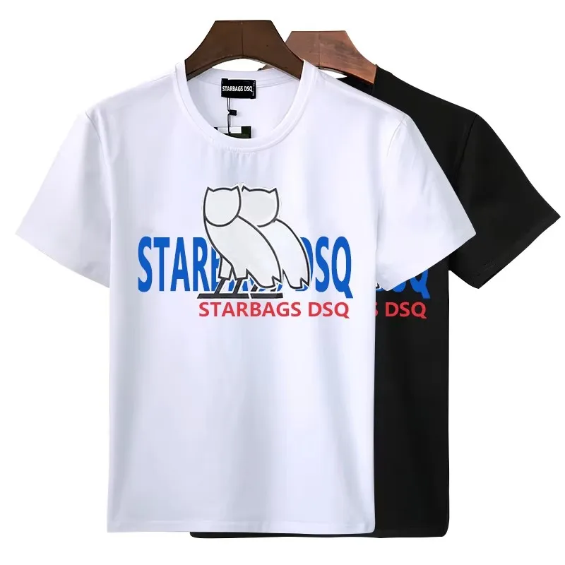 

Новинка лета 2025 года, новая мужская футболка с короткими рукавами и круглым вырезом, персонализированная, высококачественная, с принтом, голова черепа, оригинальная, высокое качество