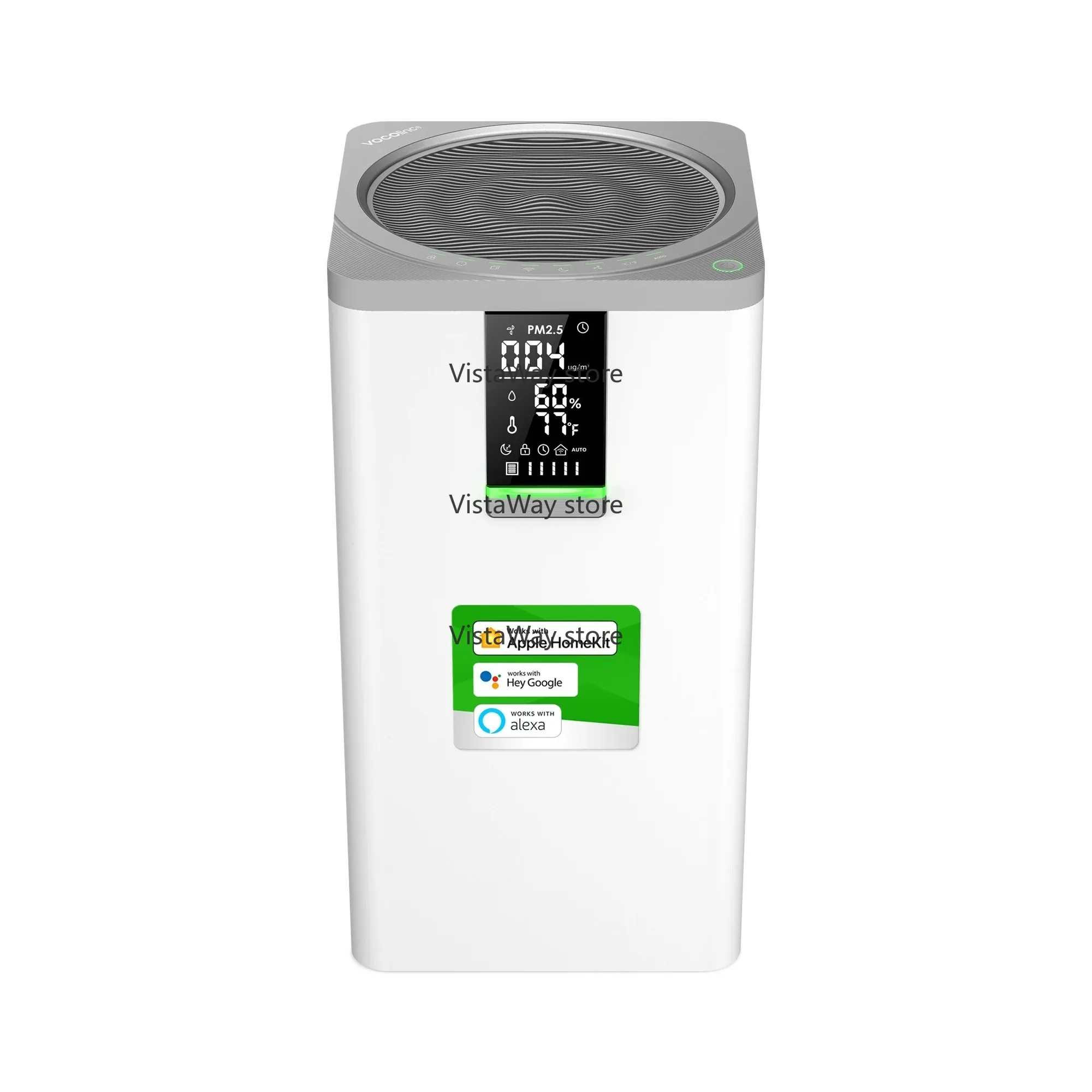 Best Review Powerful APP/voice Control Portable Air Purifier No Noise Sleep Mode Air Purifier Home Air Cleaner with WiFi