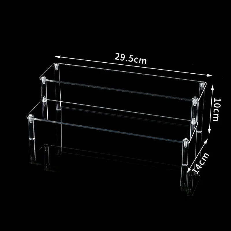 Helder acryl displaystandaard voor anime figuren cupcake plank organisator desserts houder juwelen display stijgbuizen standaard parfumstandaard