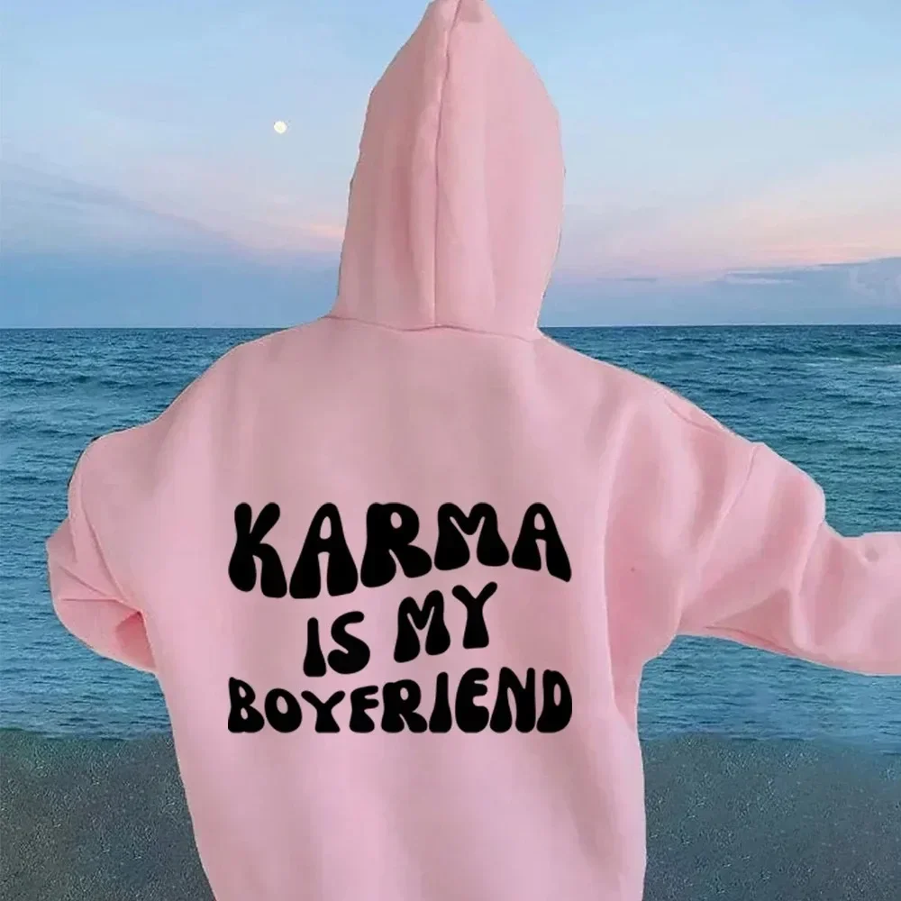 Karma Is My Boyfriend Bluza z kapturem Midnight Inspiration Bluza z kapturem Poznaj mnie Midnight Lyric Hodoies Kawaii Plus Size Hoodie