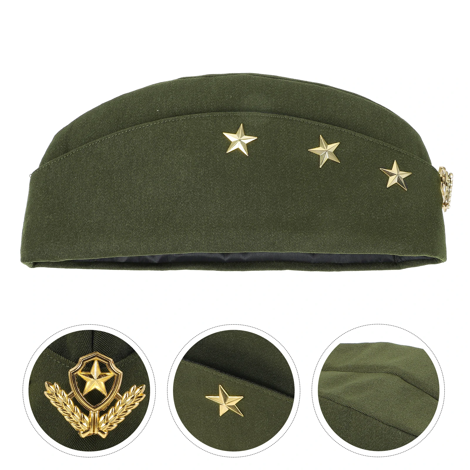 Sombrero de marinero, gorras militares en forma de barco para hombres, camuflaje, barco, danza, accesorios de vestir de capitán pequeño para mujeres