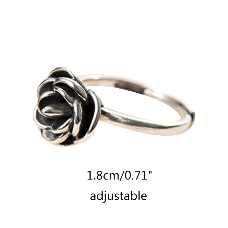 634C Self for Protection Ring Functional Cool Finger Ring Hip Hop Finger Rings for Men Women Dainty Rose Ring For Wome