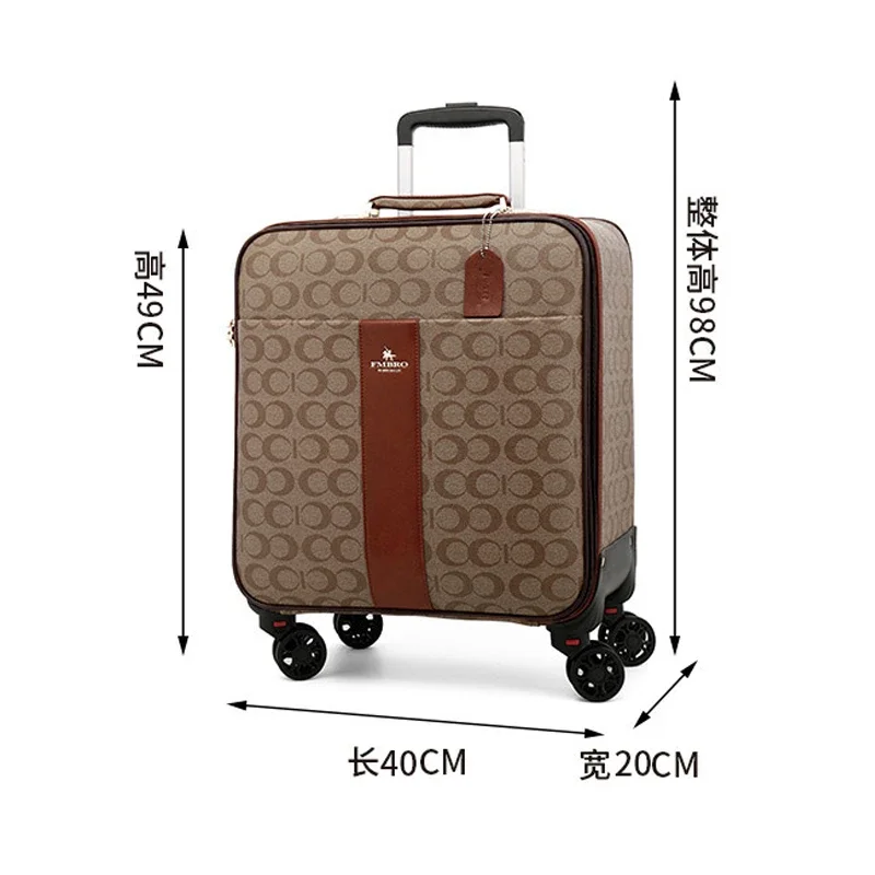 Hot!New pu leather luggage sets Women fashion rolling luggage with handbag Men luxury trolley suitcase travel bag carry-ons