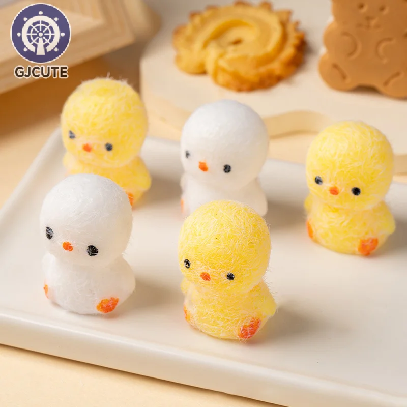 

Sticky TPR Squishy Mini Flocking Chick Stress Relief Squishy New Fidget Toy Mini Relief Squeeze Toy Children's Decompression Toy