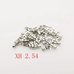 JST 금속 핀 암 크림프 터미널, XH 2.54mm 소켓 하우징 와이어 케이블 커넥터, XH2.54, 500 개, 100 개