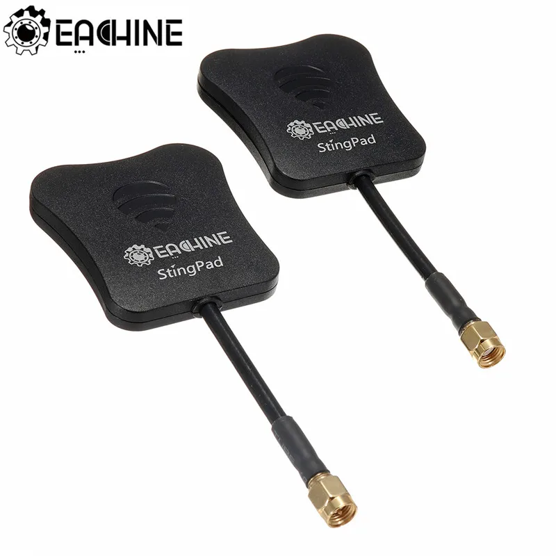 Eachine-antena StingPad 5,8G 16dBi de alta ganancia, Panel plano FPV, SMA/RP-SMA para receptor, Drones RC, Quadcopter, pieza de repuesto