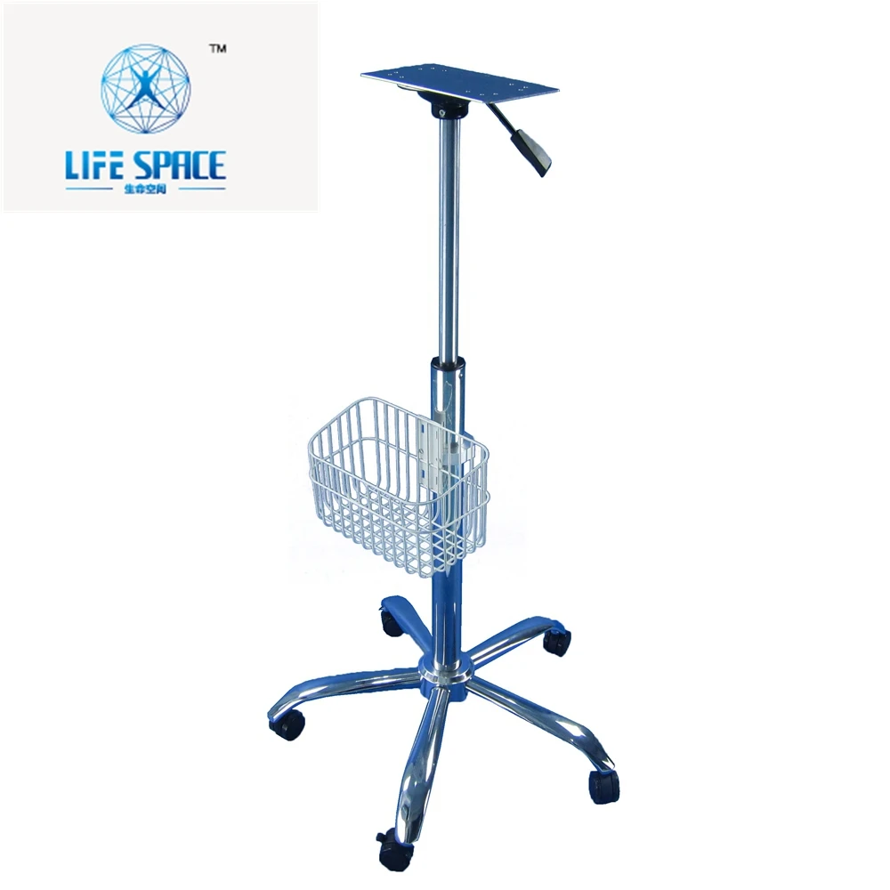 medical monitor stand stainless steel medical trolley