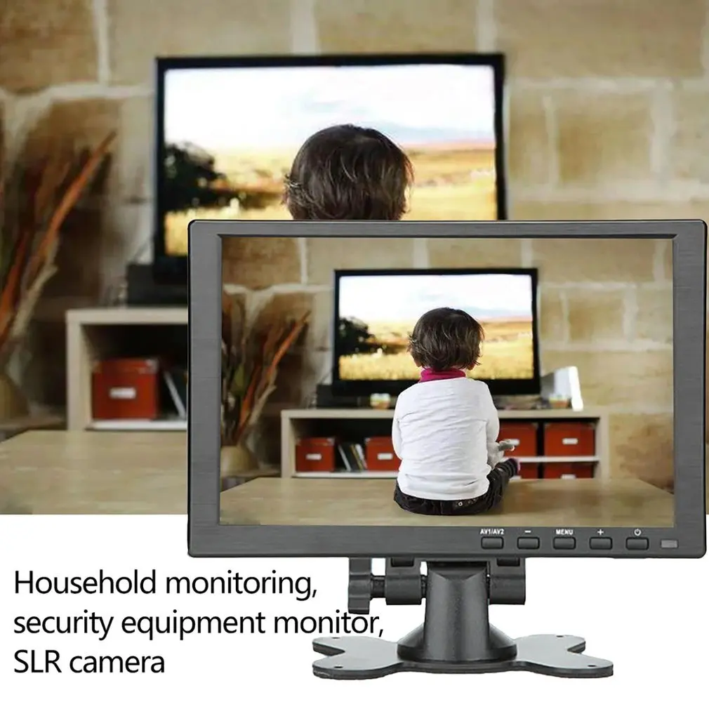 

10 inch Portable Monitor 1920x1080 HD IPS Display Computer LED Monitor with Leather Case for PS4 Pro/Xbox/Phone