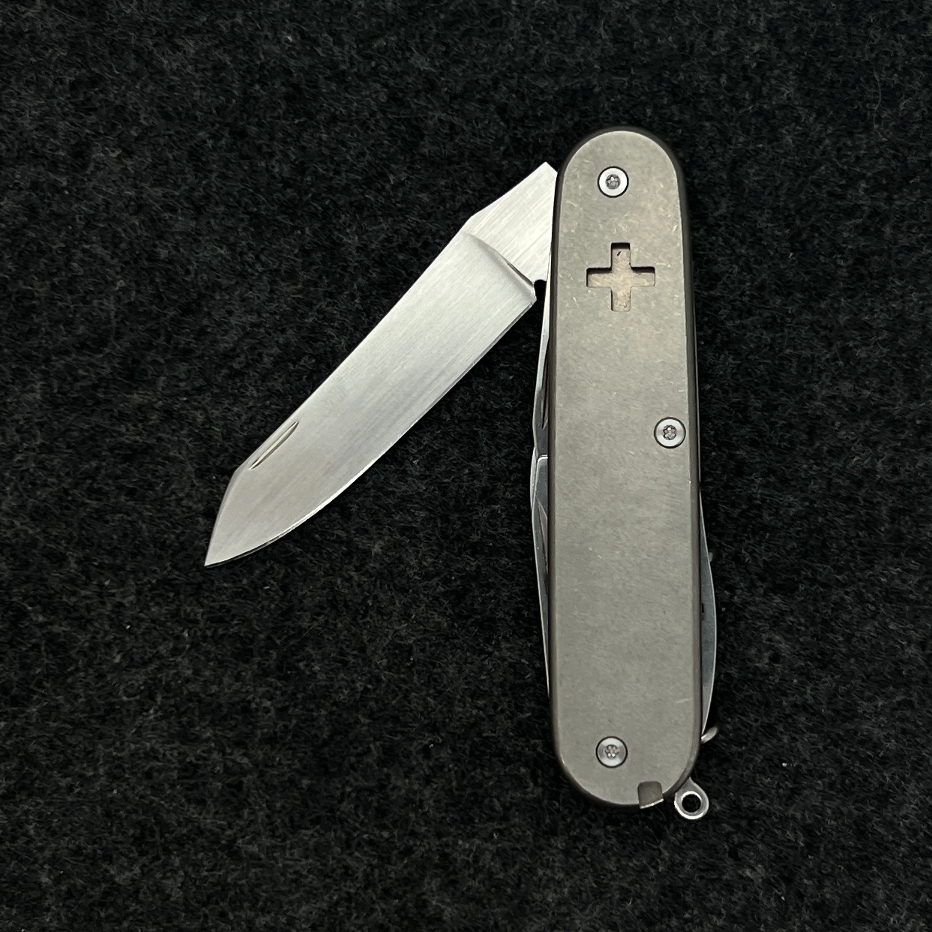 Handmade VG10 Steel Non-original shape Replacement Blade for 91mm Victorinox Swiss Army Knife SAK DIY Accessories