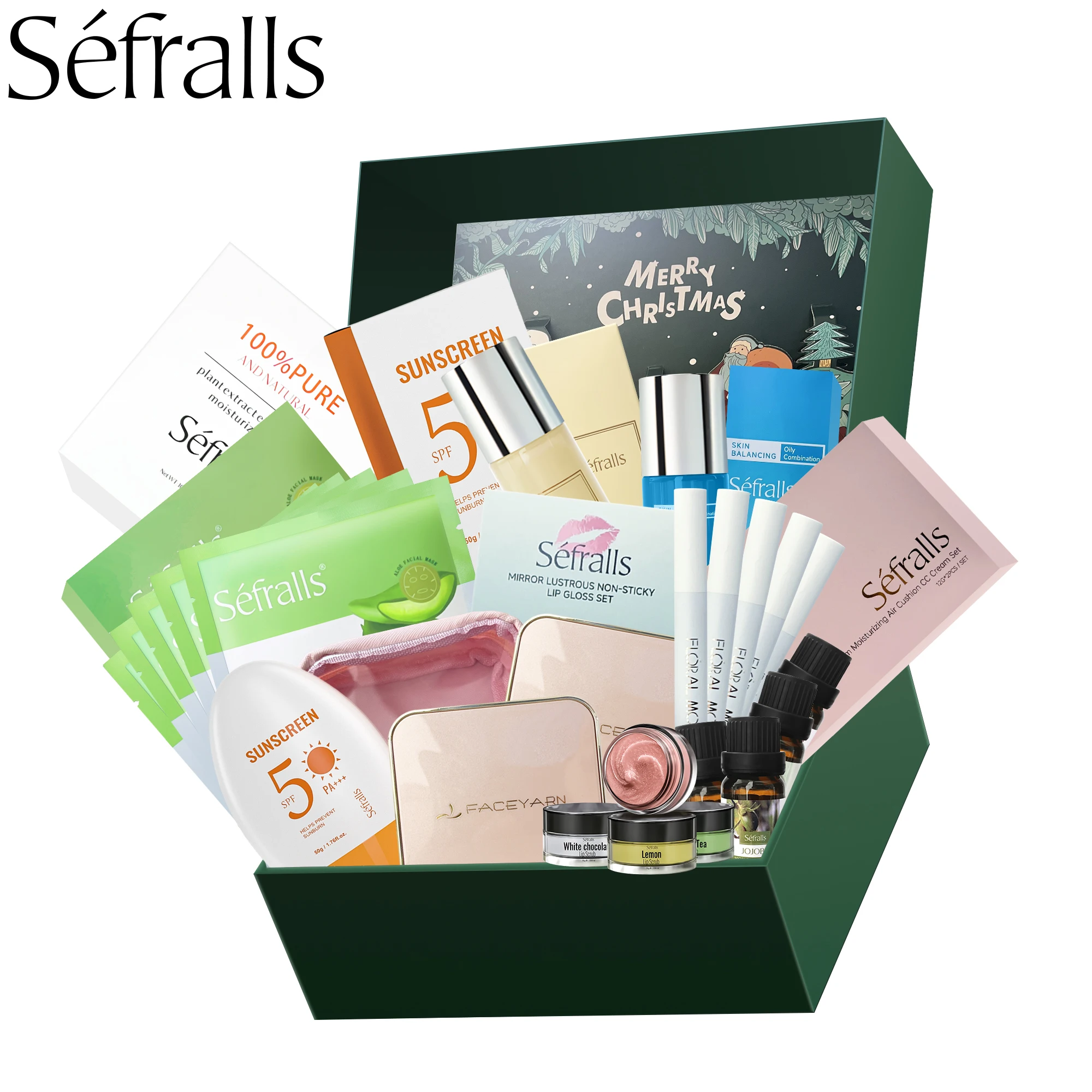 Séfralls New Year Super Gift Bag 24pcs/set Makeup and Skin Care Product Gift sets 2025 Skincare Gift Box 7