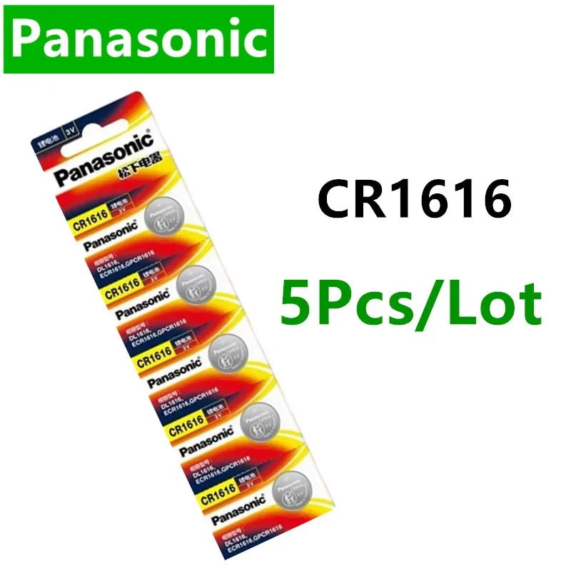 5-10 Uds Original Panasonic CR2032 batería CR2025 CR2016 batería CR1632 CR1220 CR1616 CR1620 CR2450 CR2430 LR41 LR1130 LR43 LR44