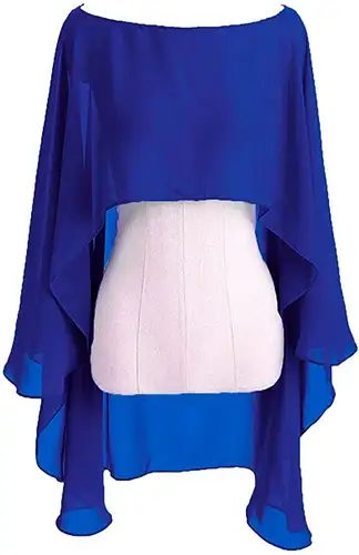 Chiffon Cape Bolero Women Femme Mariage Chalas Mujer Evening Wedding Bridal Jacket Wraps Accessories Peleryna Cloak Boda Shawl - Image 18