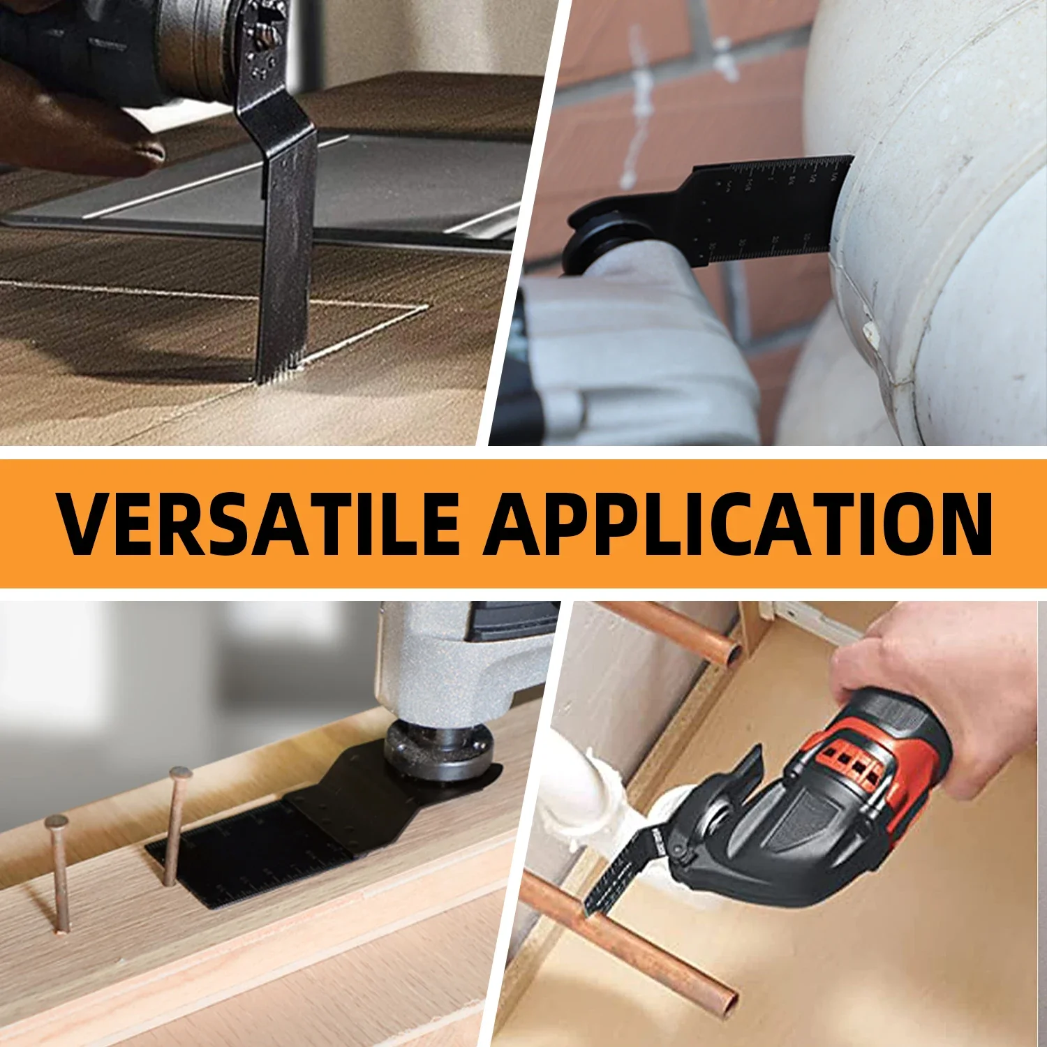 10 قطعة شفرات متعددة الأدوات الثقيلة الإفراج السريع العالمي صالح ل 99% أدوات تتأرجح الخشب المعادن البلاستيك شفرات منشار قطع