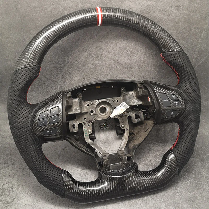 Racing Sports Carbon Fiber Steering Wheel For Mitsubishi Lancer