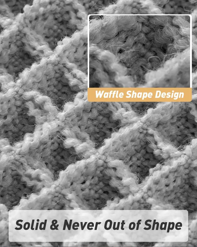 Waffle Bath Mat Super Soft Absorbent Non Slip Bath Mats for Bathroom Machine Washable Bathroom Rugs For Household Use