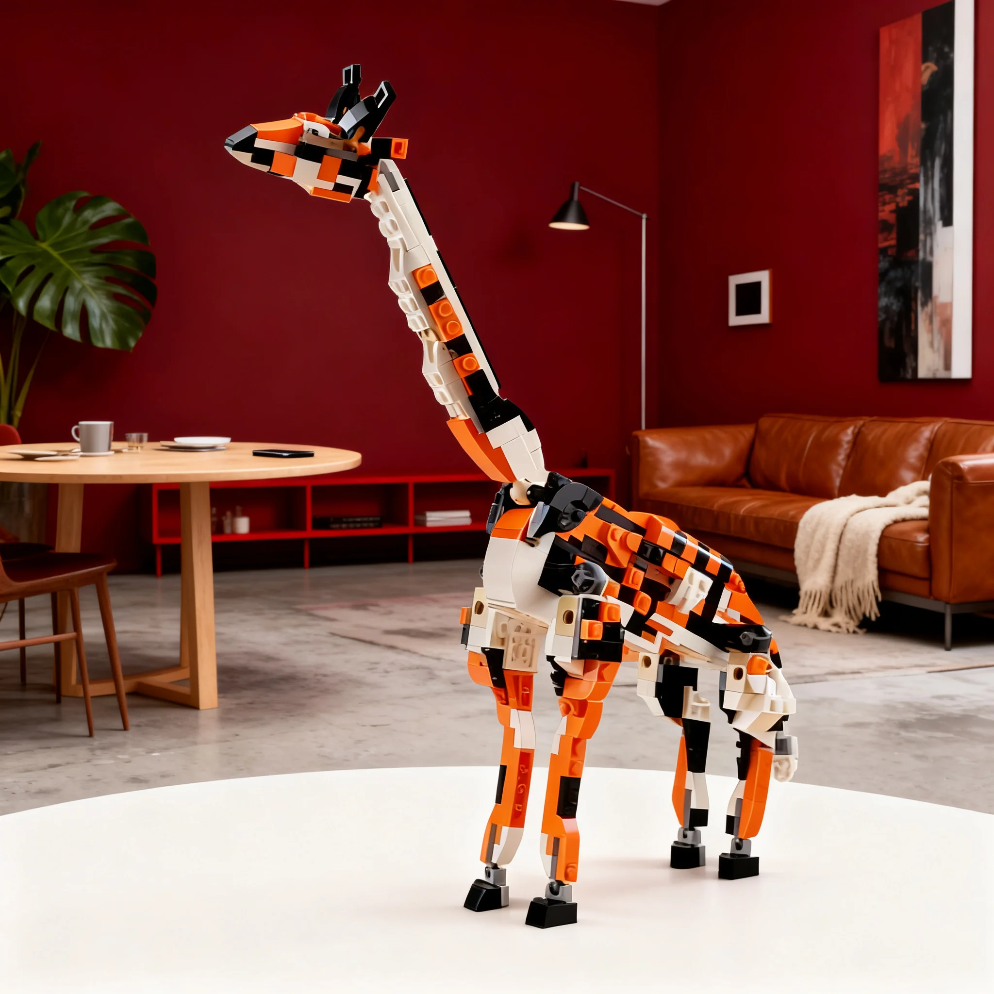 461pcs MOC Creator Creator 3-in-1 Giraffe Tree & Bird Model Building Blocks Toys Christmas Gift Construction Creative 3D DIY