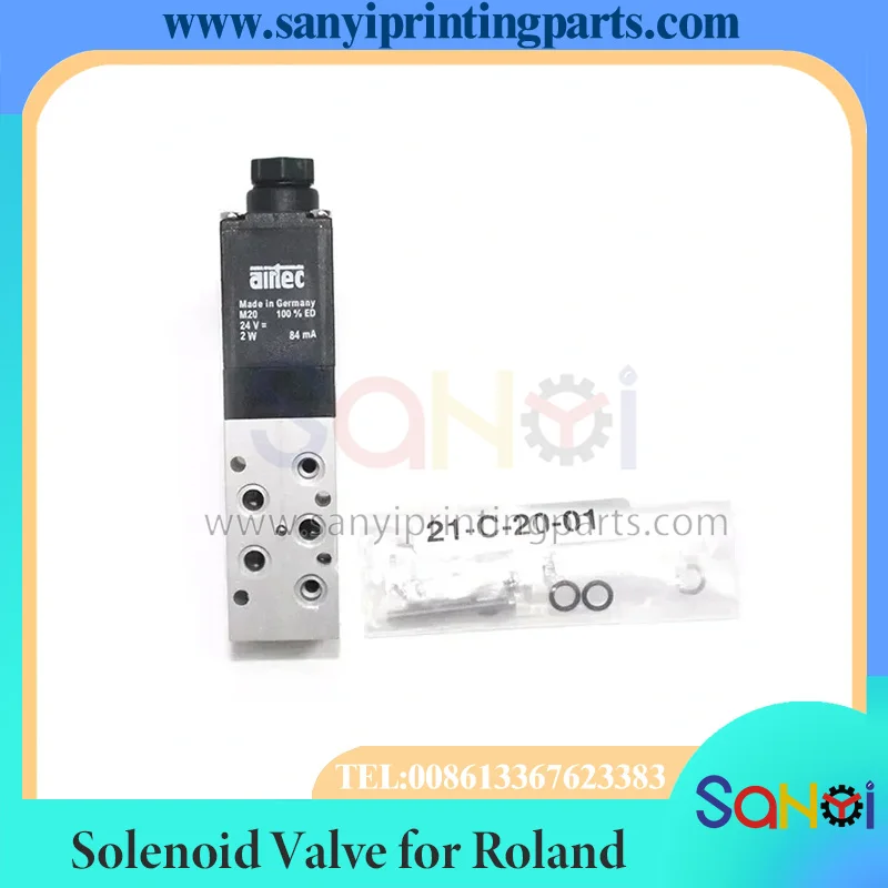 Válvula Solenoide AIRTEC MD-20-510-HN para Máquina de Impresión Offset Roland 700, Repuesto Neumático de Alta Calidad