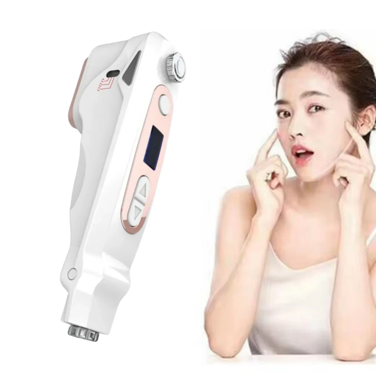 Mini Hifu Gezicht Lifting Instrument Thuisgebruik Professionele Gericht Huidverstrakking Anti-Aging Rimpel Ultrasone Gezichtsverzorging Apparaat