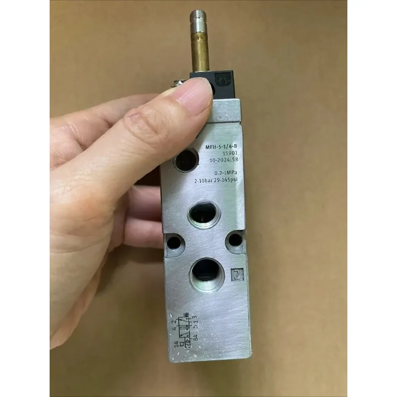MFH Series Two-position Five-way Solenoid Valve 1/4 1/8 Thread Pneumatic Directional Valve