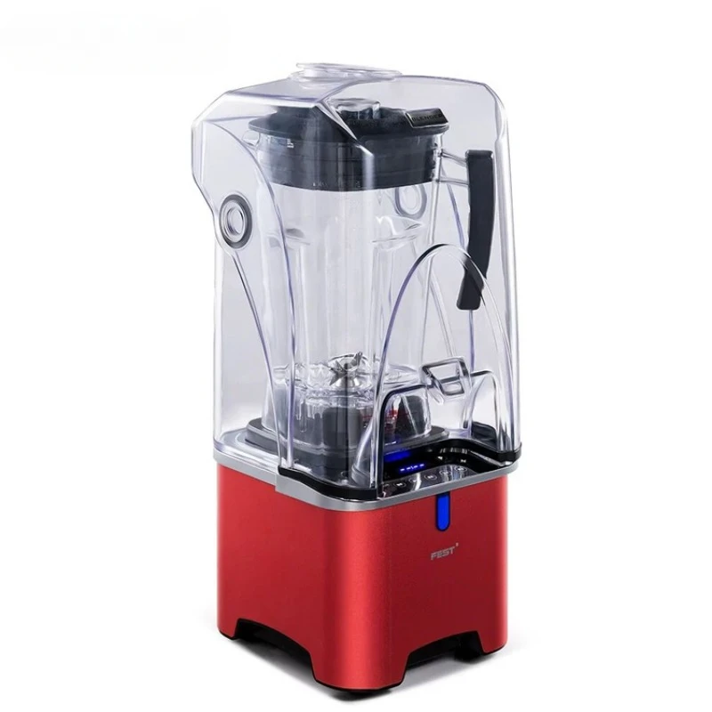 frappe maker High Speed Smoothie Maker Blender Red Kitchen Equipment Fruit Mixer Blender with Blimp Cover