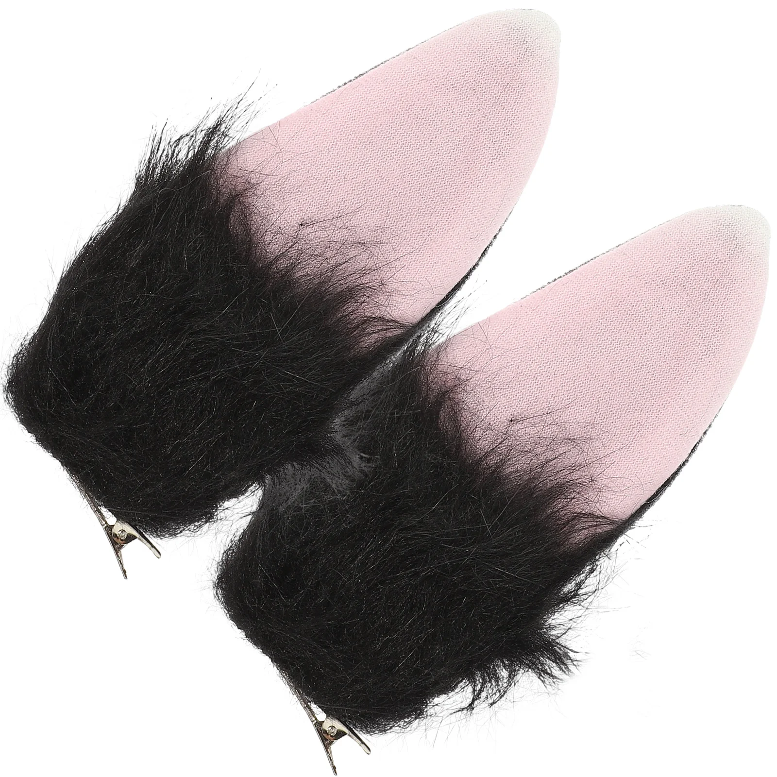 Piggy Bunny Ear Hair Clip Women's Stuffed Plush Easter Party Headwear Rabbit Headdress