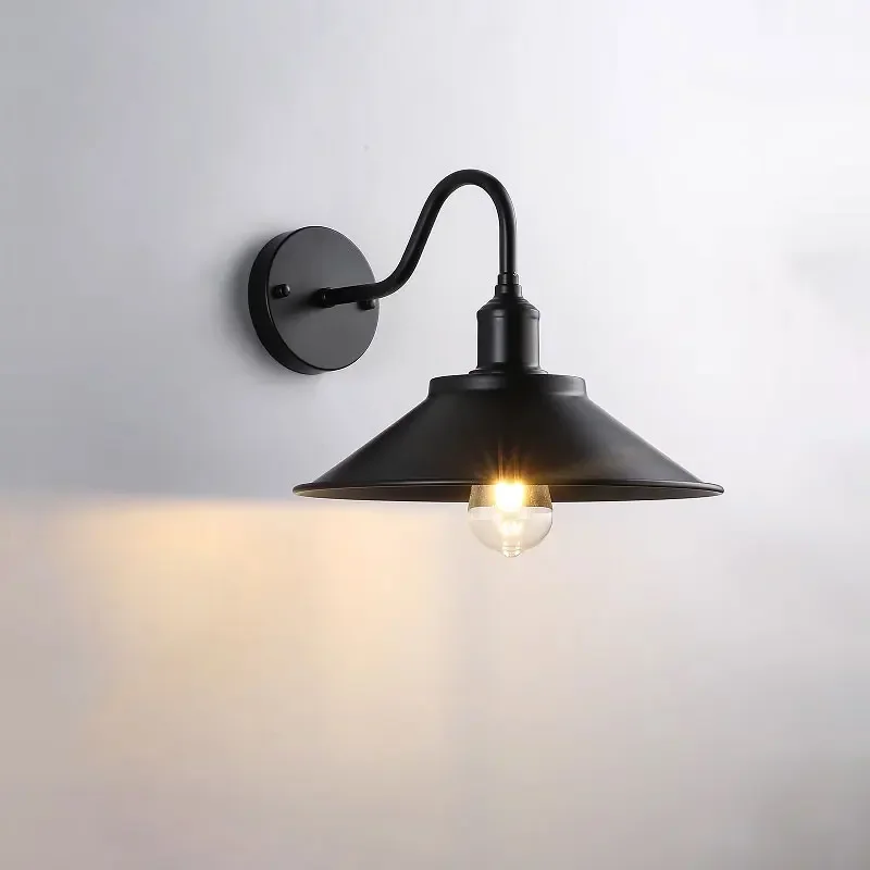 

Американский минималистичный антикварный настенный светильник в стиле лофт, винтажный домашний уличный балкон, гостиная, коридор, лестница, спальня, настенное бра