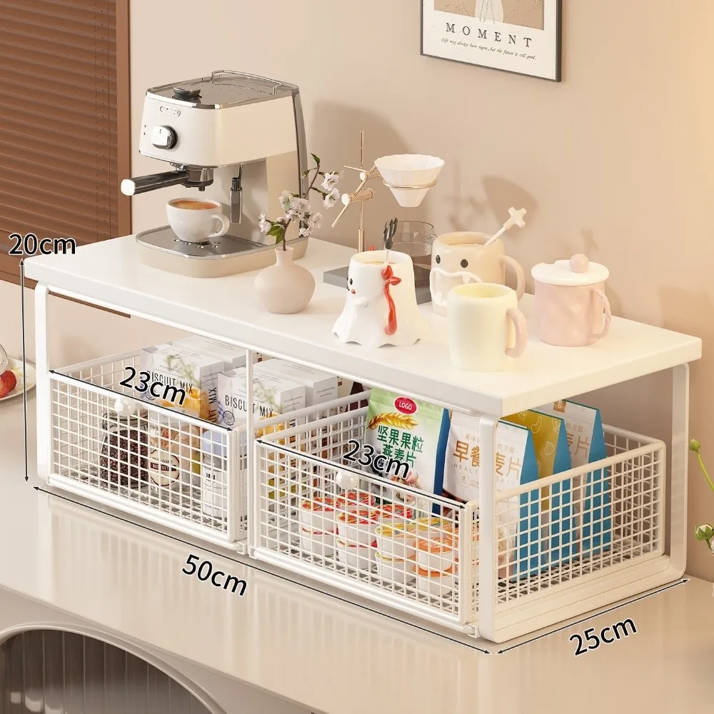 multi-layer-metal-storage-rack-solid-wood-space-saving-countertop-storage-rack-with-drawer-kitchen-mesh-shelves