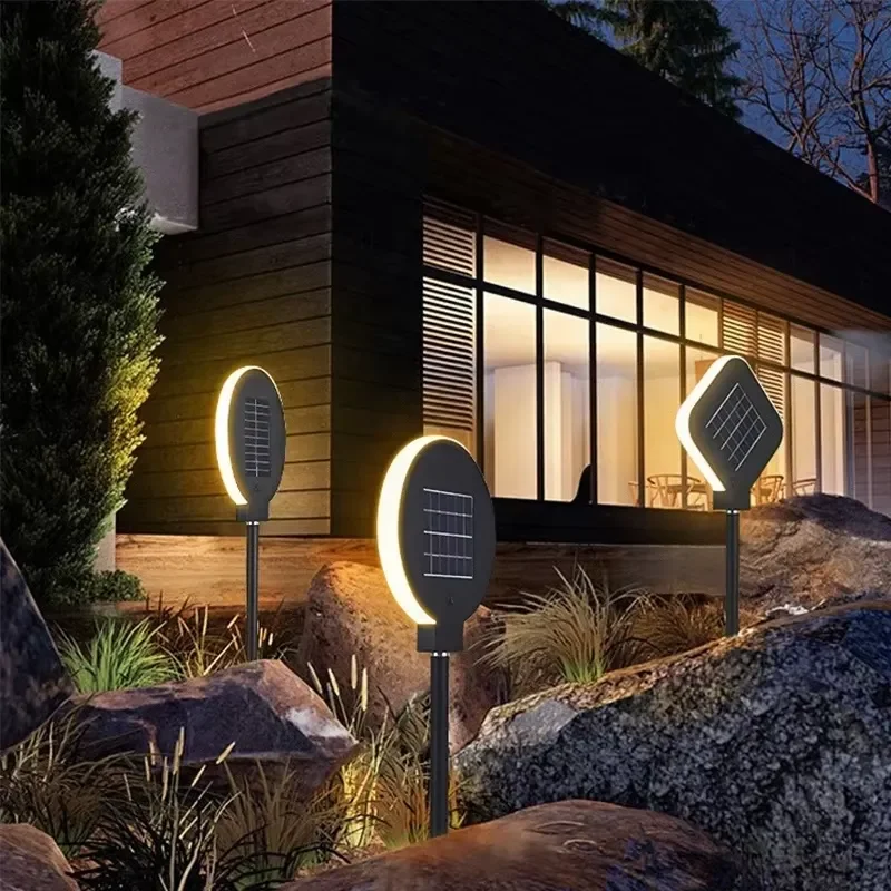 Wholesale IP65 waterproof die-cast aluminum LED outdoor lawn light with light sensor super bright dimmable high color