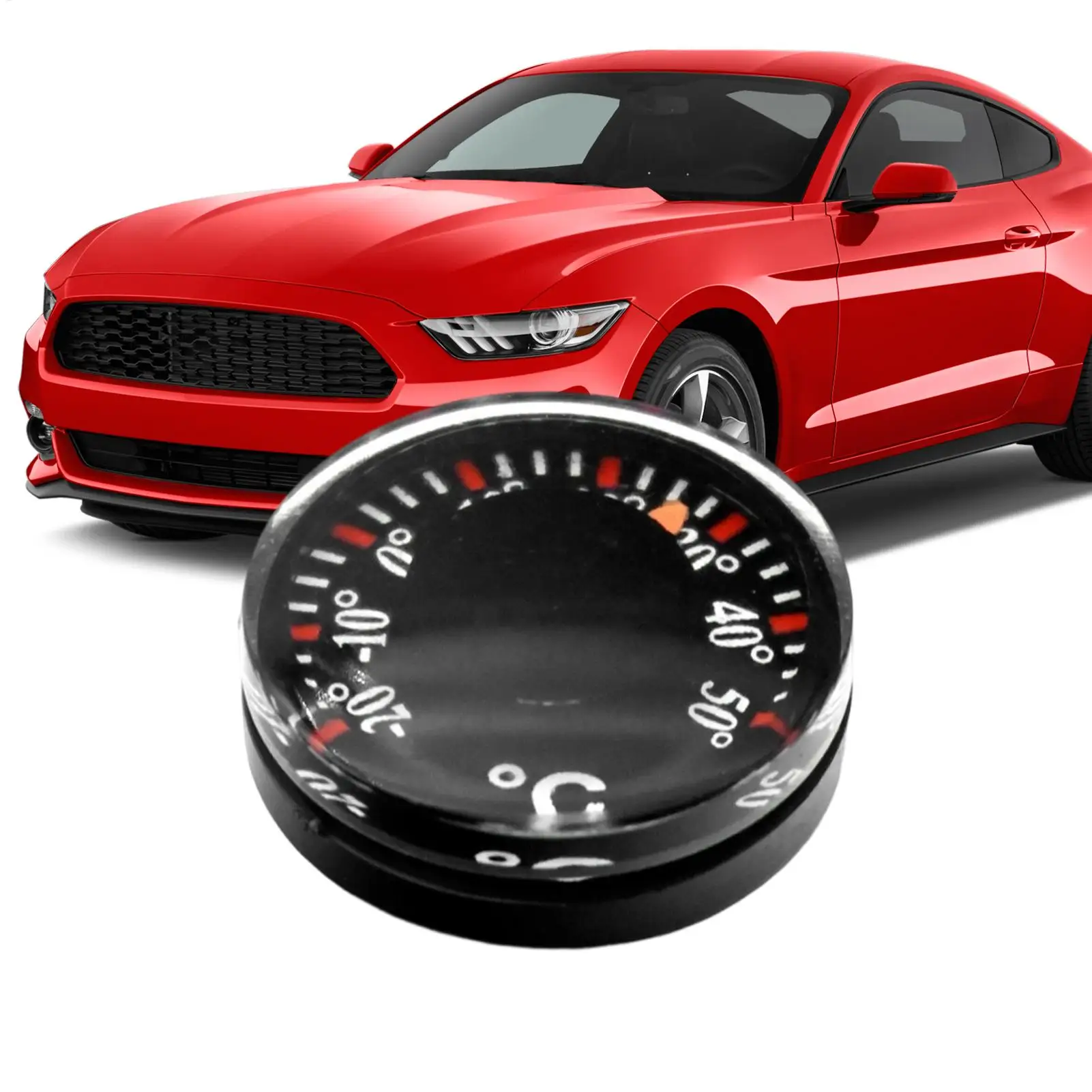 Mini Thermometer Car Thermometer Mechanical Thermometer Mini Thermometer for Checking Car Interior Temperature for Car Interiors