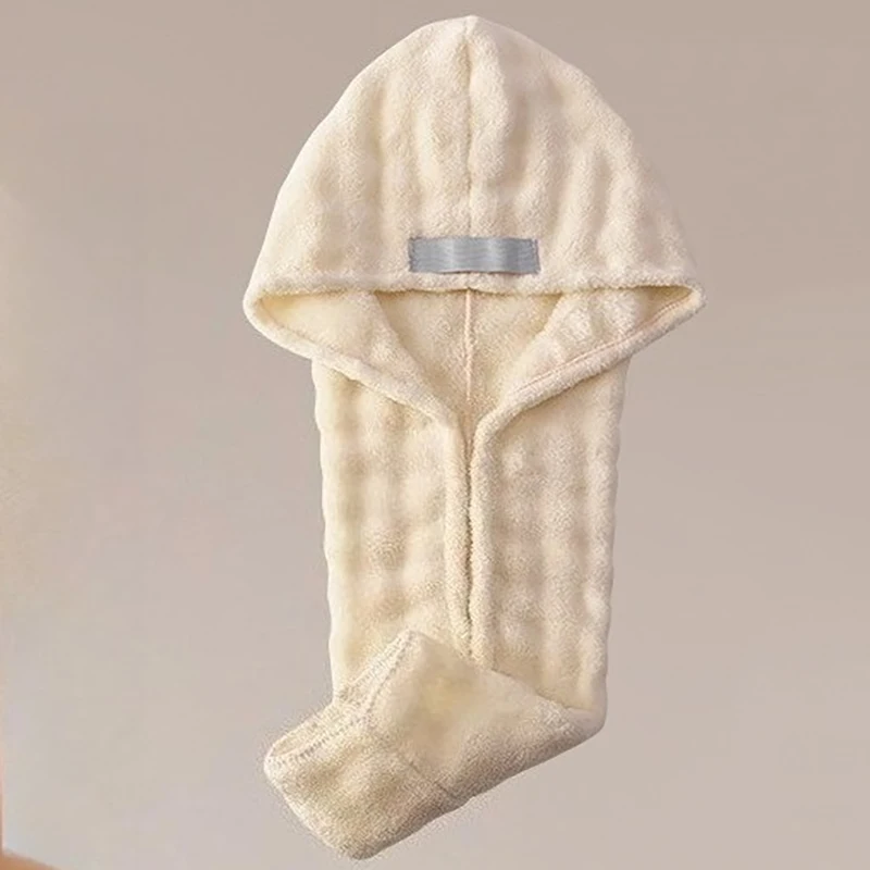 

Двухслойная шапочка для душа, шапочка для сухих волос, женская утолщенная суперпоглощающая водопоглощающая быстросохнущая сумка, полотенце для головы, сухое полотенце для волос