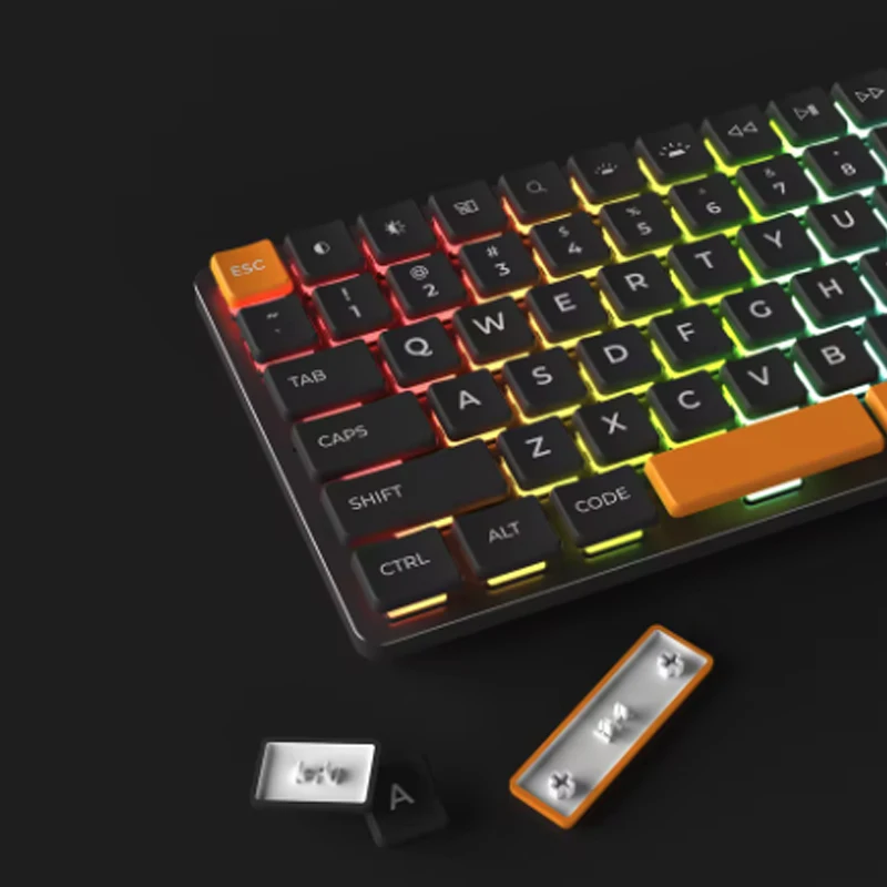 CHOSFOX PBT Keycaps Keyboard Mekanis Ultra Slim Dwarf Shaft Keycaps CFX Profil Rendah Keycaps untuk Kailh Low Profile Switches