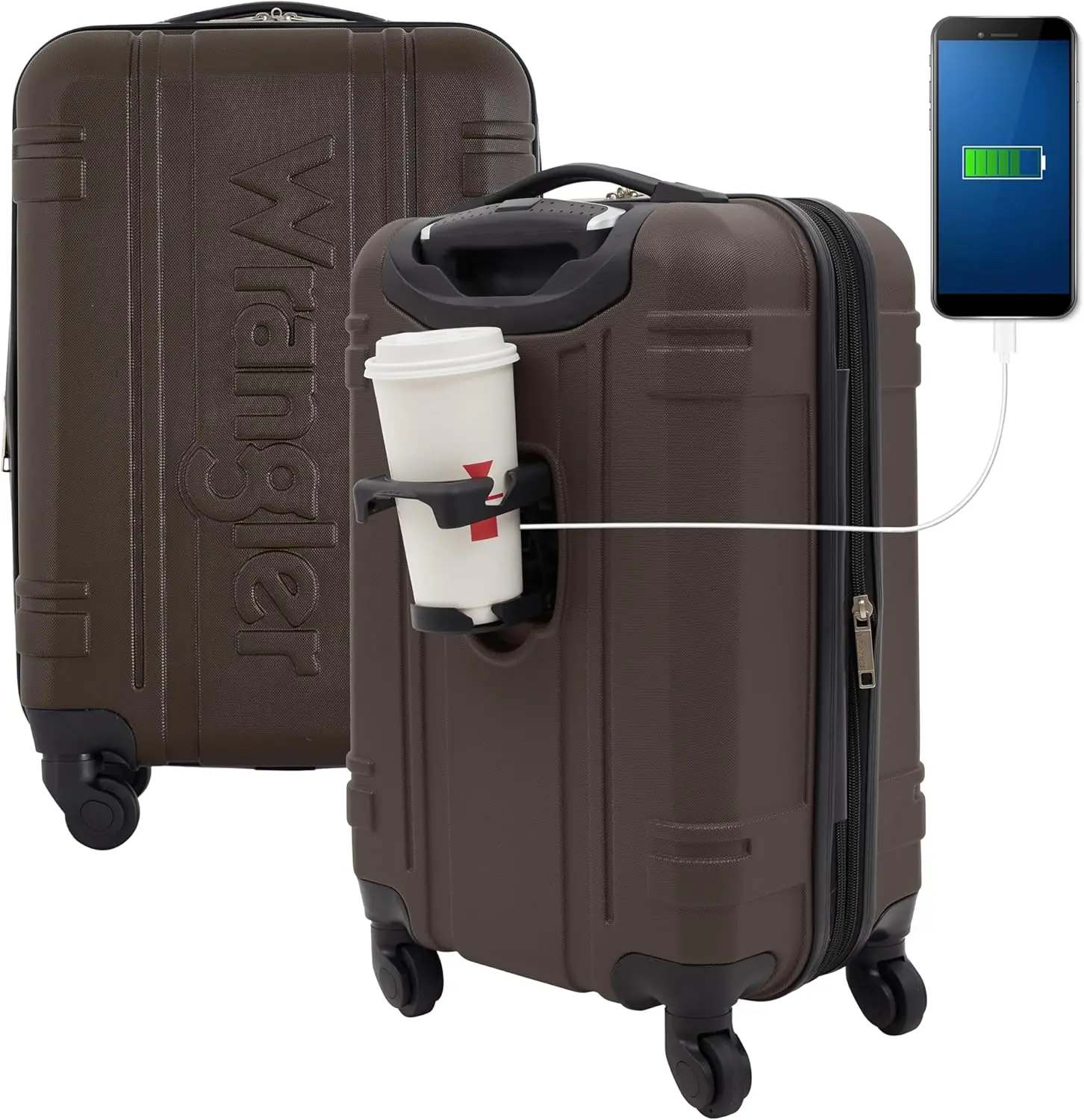 

20-дюймовый жесткий чемодан для ручной клади Astral, цвет кедр