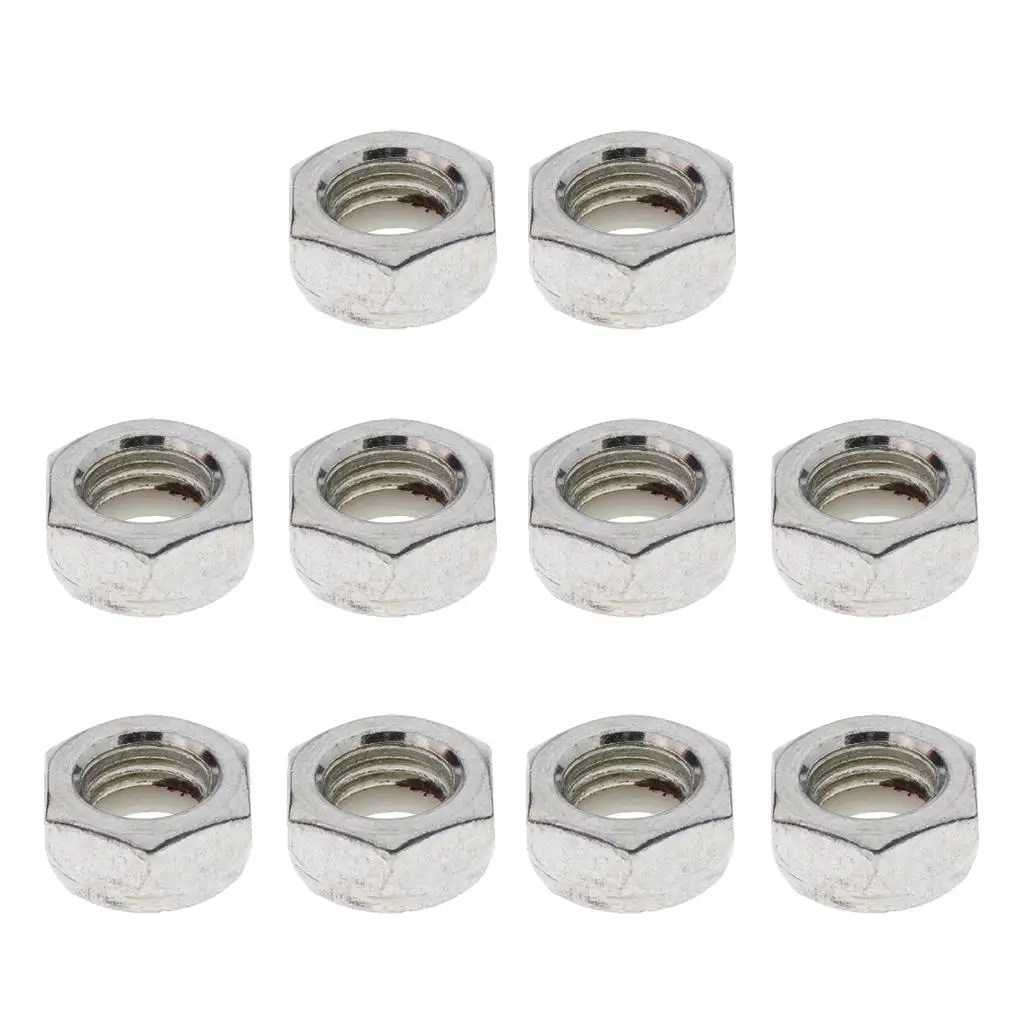 4-6pack 10pcs Skateboard Longboard Truck Wheel Axle Mounting Screw Nuts