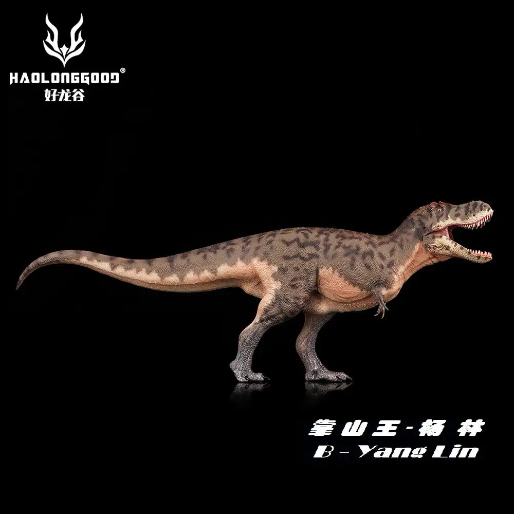 HAOLONGGOOD 1:35 Schaal Tarbosaurus Model Tyrannosaurussen Prehistorische Dinosaurus Dierencollectie Scène Decoratie Verjaardagscadeau