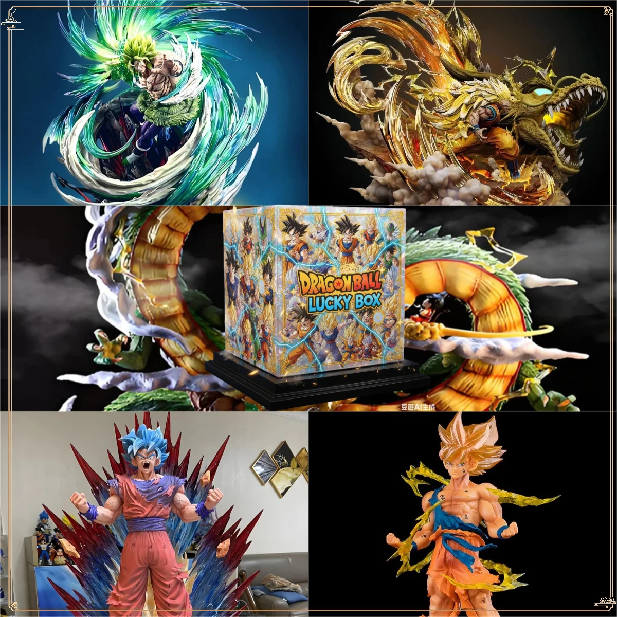 لعبة دراغون بول Z الشكل صندوق الغموض 5-30 سنتيمتر سوبر سايان جوكو فيغيتا أنيمي البلاستيكية عمل الشكل جمع تمثال لعبة هدية للأطفال #1