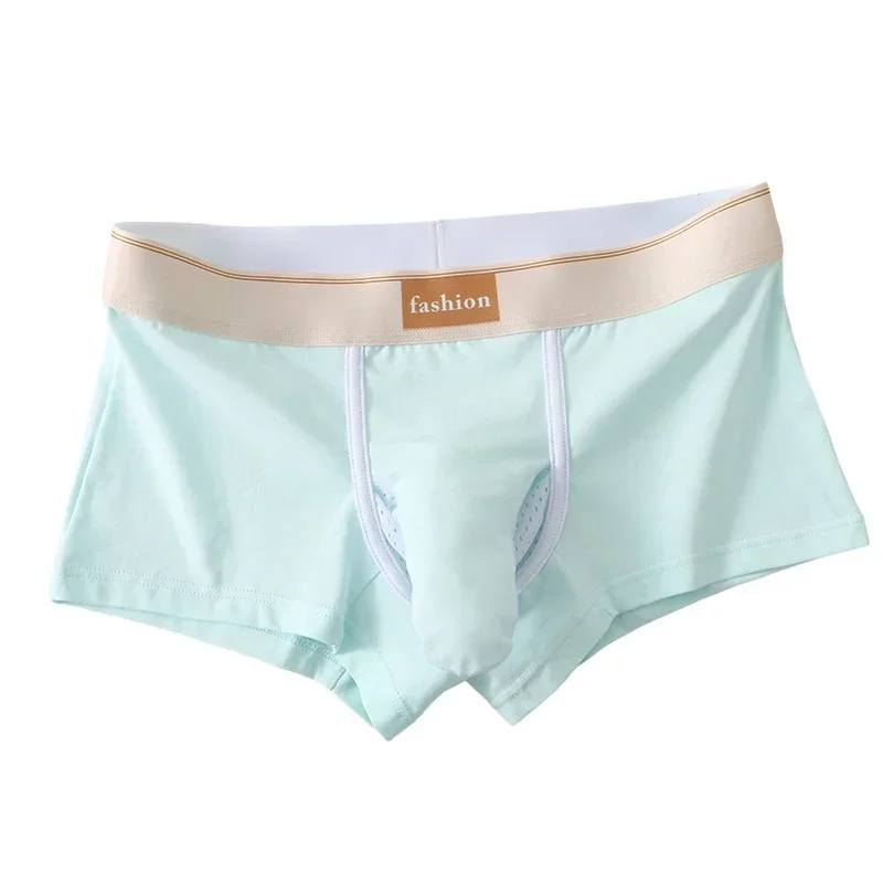

Sexy Men Boxers Elephant Nose Breathable Underwear Male Panties Cotton Low Waist Underpants Cuecas Trunks BoxersShorts